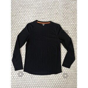 Omni Wool Top Mens XL Black Base Layer Outdoor Work Layering Hiking Camping